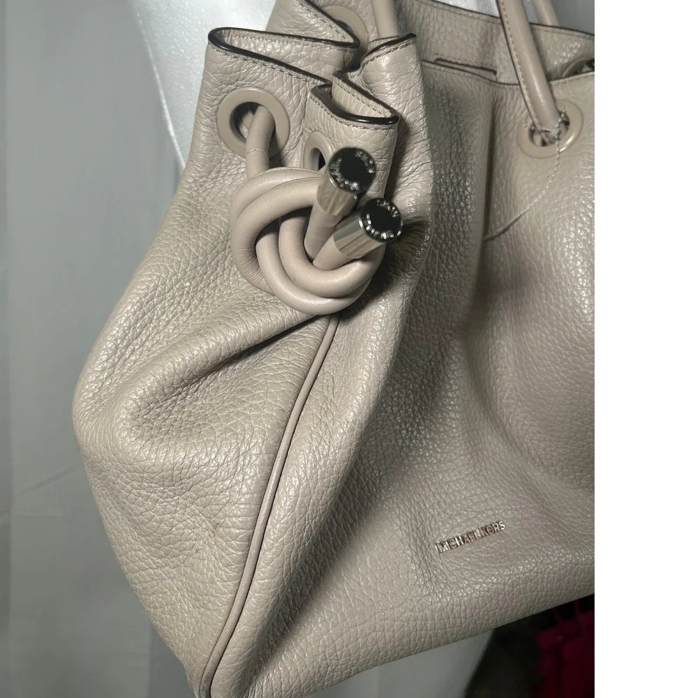 MICHAEL KORS Daila Large Pebbled‎ Leather Tote Shoulder Bag#257